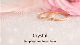  Presentation with gold sparkle - Amazing theme having gentle wedding background with gold backdrop and a sky blue colored foreground