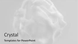  Presentation with gentle - Theme featuring gentle white foam on gray background and a light gray colored foreground