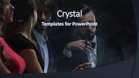  Presentation with casino sound - Colorful PPT layouts enhanced with gentlemen - upper class friends gambling backdrop and a wine colored foreground