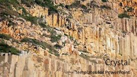  Presentation with hong kong - Colorful slide set enhanced with geographical park in hong kong backdrop and a  colored foreground