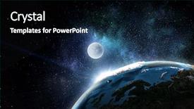  Presentation with universe - Audience pleasing presentation design consisting of geography - our unique universe backdrop and a black colored foreground