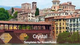  Presentation with bassano - Slides with geography italian - bassano del grappa background and a  colored foreground