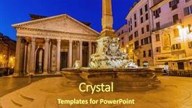  Presentation with rape in crime scene investigation - Colorful slide set enhanced with geography italian - italy rome pantheon night scene backdrop and a  colored foreground