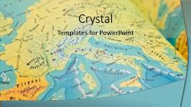  Presentation with italy - PPT theme enhanced with geography italian - visit italy background and a yellow colored foreground