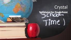  Presentation with geography - PPT layouts having geography lesson background and a dark gray colored foreground