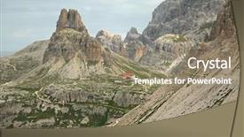  Presentation with japan beautiful landscape mountain fuji - Cool new slide deck with geography mountains - high mountain landscape backdrop and a coral colored foreground