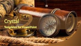  Presentation with vintage world travel - Colorful presentation enhanced with geography navigation concept background - old backdrop and a tawny brown colored foreground