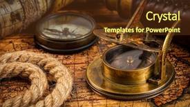  Presentation with vintage world travel - Audience pleasing theme consisting of geography navigation concept background - old backdrop and a tawny brown colored foreground