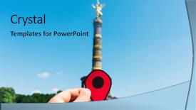  Presentation with man heart attact hand hold - Amazing theme having geolocation - closeup of the hand backdrop and a teal colored foreground