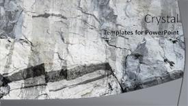  Presentation with geological - PPT theme enhanced with geological-layers-on-the-surface background and a light gray colored foreground