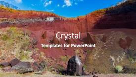  Presentation with granada - Audience pleasing slide set consisting of geology-details-of-mombacho-volcano backdrop and a tawny brown colored foreground