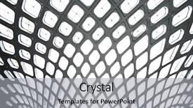  Presentation with steel - PPT theme having geometric of roofing steel truss background and a light gray colored foreground