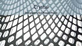  Presentation with steel - Presentation design featuring geometric of roofing steel truss background and a light blue colored foreground