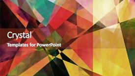  Presentation with triangle - Slides with abstract triangle - geometric paperlike background background and a yellow colored foreground