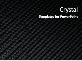 Black And White Honeycomb Background PPT template 42 | CrystalGraphics