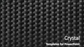  Presentation with strings - Audience pleasing theme consisting of textured surface of interlaced nylon backdrop and a dark gray colored foreground