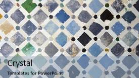  Presentation with granada - PPT layouts featuring alhambra palace granada andalusia spain background and a light blue colored foreground