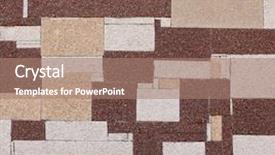  Presentation with texture - Theme having rectangle geometric pattern - texture - decorative panel background and a coral colored foreground