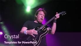  Presentation with ranch - PPT layouts featuring george-thorogood-performs background and a wine colored foreground