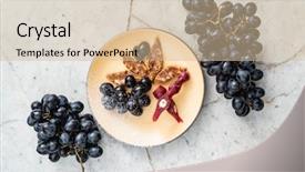  Presentation with nuts - Amazing PPT theme having georgian sweetness from the sap backdrop and a lemonade colored foreground