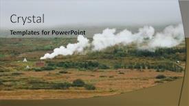  Presentation with geothermal - Theme featuring geothermal-region-of-hverir background and a lemonade colored foreground