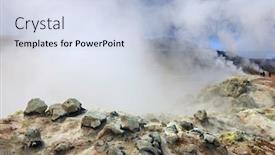  Presentation with iceland - Audience pleasing PPT layouts consisting of geothermal-region-of-hverir backdrop and a lemonade colored foreground