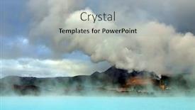  Presentation with geothermal - Cool new theme with geothermal-region-of-hverir backdrop and a light gray colored foreground