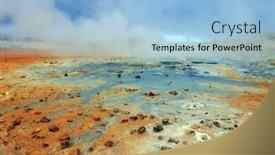 Presentation with geothermal - PPT layouts enhanced with geothermal-region-of-hverir background and a light blue colored foreground