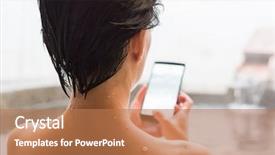  Presentation with hot spring - Cool new presentation design with steam cell - rear view of asian mature backdrop and a coral colored foreground