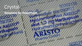  Presentation with opioid - PPT theme consisting of gera-germany-march-17-2022 background and a gray colored foreground