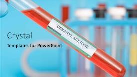  Presentation with plant insects - Slide set with geranyl-acetone-a-pheromone-produced background and a light blue colored foreground