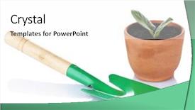  Presentation with fresh water splash green apple isolated white - Beautiful presentation featuring germ at pot and scapula backdrop and a  colored foreground