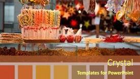  Presentation with german - PPT layouts with german-christmas-street-market background and a red colored foreground