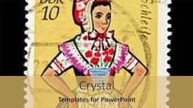  Presentation with 1970s - Slides with german-democratic-republic-circa-1970s background and a yellow colored foreground