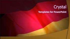  Presentation with phuket flag - Slide set consisting of german flag bundesdienstflagge background and a wine colored foreground