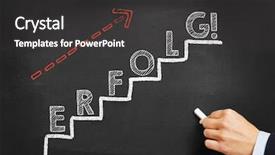  Presentation with improvement - Slides enhanced with step planning business improvement background and a dark gray colored foreground