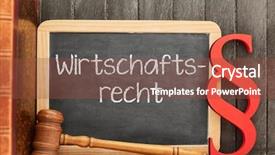  Presentation with gastrointestinal medical concept gerd - Presentation having german word wirtschaftsrecht commercial law background and a tawny brown colored foreground