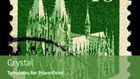  Presentation with roman catholic - Slide set consisting of germany-circa-1948-a-stamp background and a  colored foreground