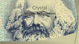  Presentation with german - Presentation design having germany-circa-1975-karl-marx background and a soft green colored foreground