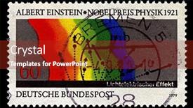  Presentation with photoelectric - Cool new slide deck with germany-circa-1979-a-stamp backdrop and a tawny brown colored foreground