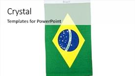  Presentation with soccer - Theme consisting of germany euro - flags for soccer championship 2014 background and a white colored foreground