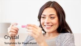  Presentation with fertility - Slide deck enhanced with gestation - pregnancy fertility maternity and people background and a lemonade colored foreground