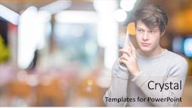  Presentation with shooting gun - PPT layouts enhanced with gesture playing killing shooting weapons background and a coral colored foreground