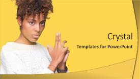  Presentation with shooting gun - Amazing presentation having gesture playing killing shooting weapons backdrop and a yellow colored foreground