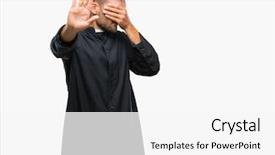  Presentation with christian - PPT layouts consisting of gesture with sad and fear background and a white colored foreground