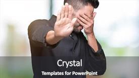  Presentation with christian - PPT theme enhanced with gesture with sad and fear background and a dark gray colored foreground