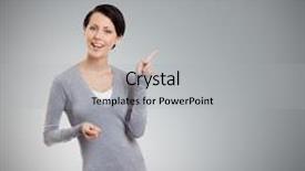  Presentation with forefinger - Amazing presentation having gesturing-forefinger-isolated-on-grey backdrop and a light gray colored foreground