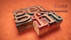  Presentation with motivational - PPT theme having get-fit-motivational-concept-macro background and a red colored foreground