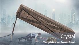  Presentation with money - PPT theme having get money in trap background and a gray colored foreground