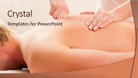  Presentation with lymphatic - Amazing slides having gets massage or lymphatic drainage backdrop and a lemonade colored foreground